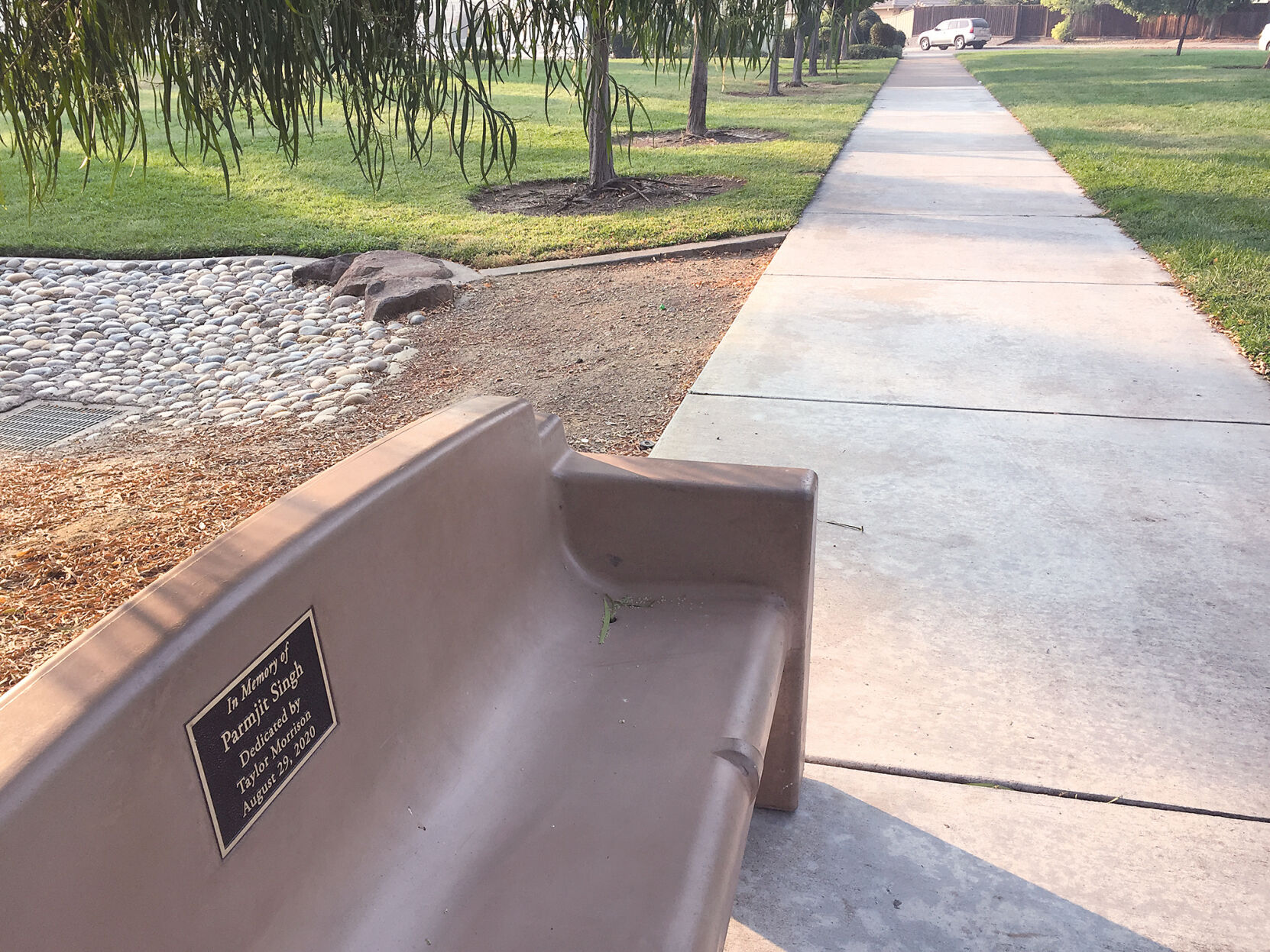 Memorial bench